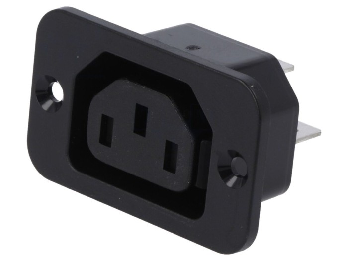 Conector alimentare AC 10A 250V