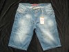 Bermude Barbati Blugi Prespalati Scurti Vara Plaja Sport D2 Bumbac Lycra Denim Jeans Colectie Noua Slim Fit Casual Trendy Model Nou