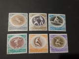 Seria Completă Polonia 1956 - Jocurile Olimpice Melbourne, Record Aur Săritură Lungime 6.35m, Scrimă, Box, Gimnastică, MNH -A333