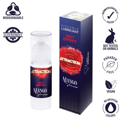 Lubrifiant Comestibil Cu Efect Incalzire Si Aroma Mango, 50 ml foto