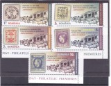 ROMANIA 2018 LP 2201 ZIUA MARCII POSTALE ROMANESTI PREMIERE FILATELICE SERIE COMPLETA MNH NESTAMPILATA