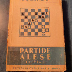 Partide alese M. M. Botvinnic