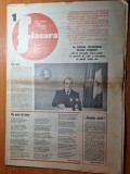 flacara 4 ianuarie 1979-ceausescu mesaj de anul nou,mina rosia poeni,