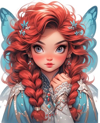 Sticker decorativ, Printesa, 73 cm, 1373STK-13 foto