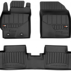 Set Covorase Auto Cauciuc Negro Toyota Auris 1 2006-2012 Pro Line Tip Tavita 3D 3D408708