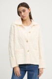 Abercrombie &amp; Fitch pulover femei, culoarea bej, călduros, KI150-4302