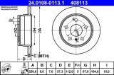 ATE 24.0108-0113.1 Disc frana