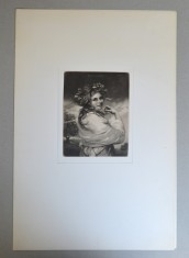 Sir Joshua Reynolds &quot;A Bacchante&quot; mezzotinta 1784