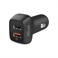 Incarcator auto Trust Qmax 30W Fast Dual USB Car Charger foto