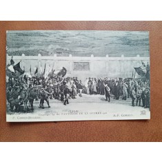 Carte postala, Italie, reproducere Pantheon de la Guerre, 1918