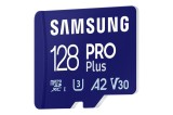 Card de Memorie SAMSUNG MicroSDHC PRO PLUS 128GB, Class10/Grade 3 cu cititor de carduri SafetyGuard Surveillance