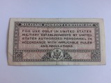 SUA , 5 Cents 1946 Certificat militar