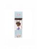 Martisor tip brosa cu model ghivecel auriu cu flori colorate pentru 1 si 8 martie