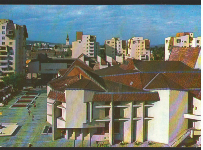 CPI B13309 CARTE POSTALA - TARGU MURES. PIATA TEATRULUI NATIONAL