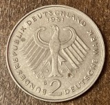 C50 - Moneda foarte veche - Germania - 2 marci - 1981 litera G
