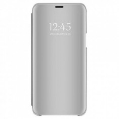 Husa Clear View Mirror Huawei Mate 20 Lite Silver foto