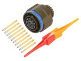 Conector Militar 13 MIL-DTL-38999 Series III Oliv