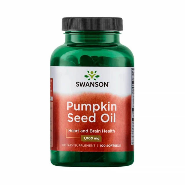 Ulei Seminte Dovleac Pumpkin Seed Oil 1000 miligrame 100 capsule Swanson