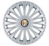 Set 4 Capace Roti, potrivite jantelor de R14, pentru Alfa Romeo, model dino cromat, Autohelix MSA