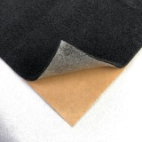 Rola material textil autoadeziv pentru reconditionari interioare auto sau incinte acustice, dimensiune 10m x 1m, culoare Neagra, grosime 2mm FAVLine S