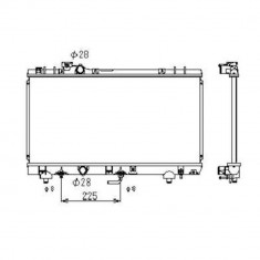 Radiator racire Toyota Paseo, 02.1996-12.1999 Motor 1,5 66kw, Toyota Tercel, 12.1994-1999 Motor 1,5 68kw Cu/Fara Ac Benzina, tip climatizare Automat, foto