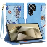 Husa personalizata fete Samsung Galaxy S24 Ultra Techsuit FlipCraft, bleu