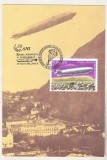 bnk fil Maxima Zeppelinul LZ-127 - Brasov - Corespondenta parasutata 1979