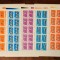 TIMBRE ROMANIA LP 1208/1988 J.O.DE VARA SEUL -SET DE 8 COLI - MNH