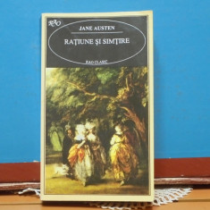 JANE AUSTEN - RATIUNE SI SIMTIRE - ROMAN DESPRE DISIMULARE SI SUFERINTA -