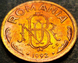Moneda 1 LEU - ROMANIA, anul 1992 * cod 1116 i = UNC