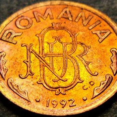 Moneda 1 LEU - ROMANIA, anul 1992 * cod 1116 i = UNC