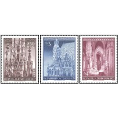 Austria 1977 - Catedrala Sf. Ștefan, serie neuzata