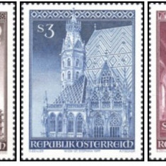 Austria 1977 - Catedrala Sf. Ștefan, serie neuzata