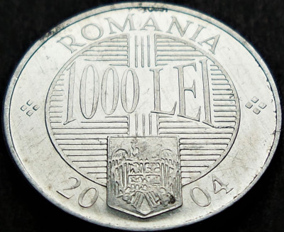 Moneda 1000 LEI - ROMANIA, anul 2004 * Cod 998 B foto