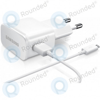 &amp;Icirc;ncărcător de călătorie Samsung USB 2000 mAh incl. Cablu de date alb (vrac) ETA-U90EWE foto