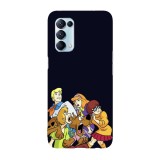 Husa compatibila cu Oppo A76, Viceversa, model This place is haunted Scooby Doo, Silicon, TPU, Transparent, Carcasa