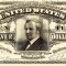10 dolari 1886 Reproducere Bancnota USD , Dimensiune reala 1:1