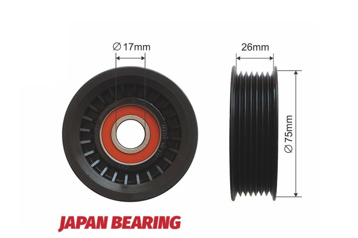 Rola curea transmisie Honda Accord 2008-2012, Civic 2006-2012, Cr-V 2007-, Stream 2006-2014, NTY RNK-HD-010