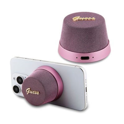 Boxa portabila Guess Bluetooth V5.3, TWS, 3W, roz, GUWSC3ALSMP foto