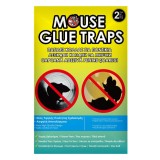 Capcane cu adeziv pentru șoareci, 2 buc, galben, carton, CMCLASS