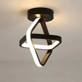 Lustra LED Cubus, 13W, Lumina Rece Calda Neutra, Negru, Acril, Alessandro DESIGN