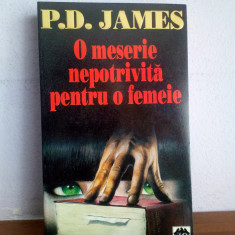 P.D. James– O meserie nepotrivita pentru o femeie