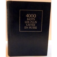 4000 MOTS LES PLUS USITES EN RUSSE , 1975