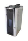 Pachet control de la distanta Termosemineu pe peleti Fornello Camino Rossi 25 kW, pompa Grundfos, vas expansiune, arzator inox si termostat Wi-Fi Salu