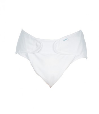 Scutec incontinenta tip chilot, Suprima, Bumbac/Poliester, Alb, Mar S/L foto