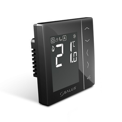 Termostat Salus VS30B, programabil in doza (Negru)