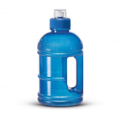 Bidon apa sport 1250 ml, Everestus, SB01, plastic, albastru, saculet de calatorie inclus foto