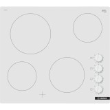 Plita incorporabila electrica Bosch PKE612CA2E, 4 zone de gatit, Alb