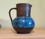 Vaza din ceramica Bitossi Italia, designer Aldo Londi -