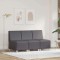 Unitate Sofa Modulară Fără Brațe 3 pcs Gri 55 x 74 x 82 cm